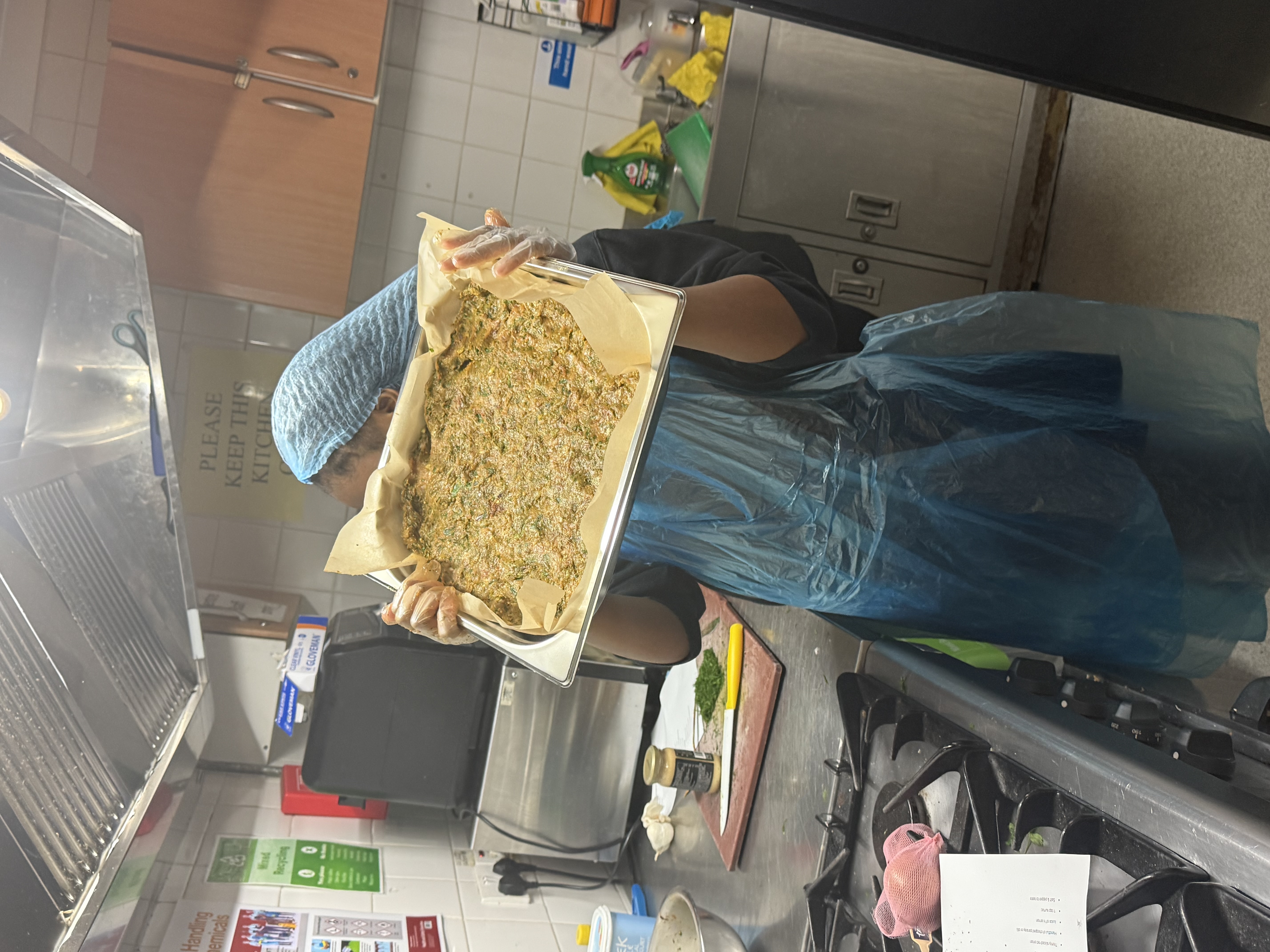 Zoe Shines in the Kitchen at The Venture Centre